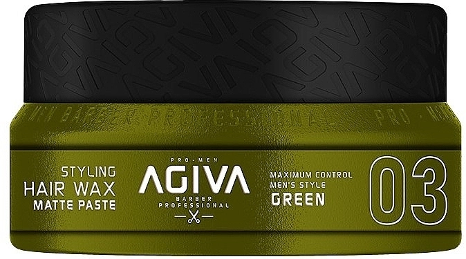 Agiva Воскова матова паста Styling Hair Wax Matte Paste Creen 03 - фото N2