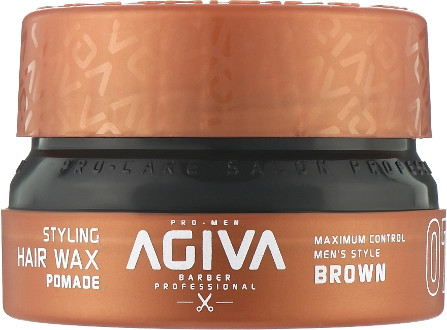 Agiva Воскова помада для укладання волосся Styling Hair Wax Pomade Brown 07 - фото N1