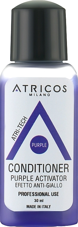 Atricos Кондиціонер для волосся "Пурпурний активатор" Purple Activator No Yellow Effect Conditioner (міні) - фото N1