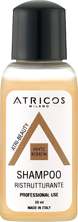 Atricos Шампунь с фитокератином для реструктуризации волос Restructuring Shampoo (мини) - фото N1