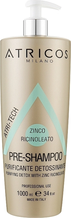 Atricos Очищающий детокс-шампунь для волос Pre Shampoo Purifying Detoxifying - фото N2