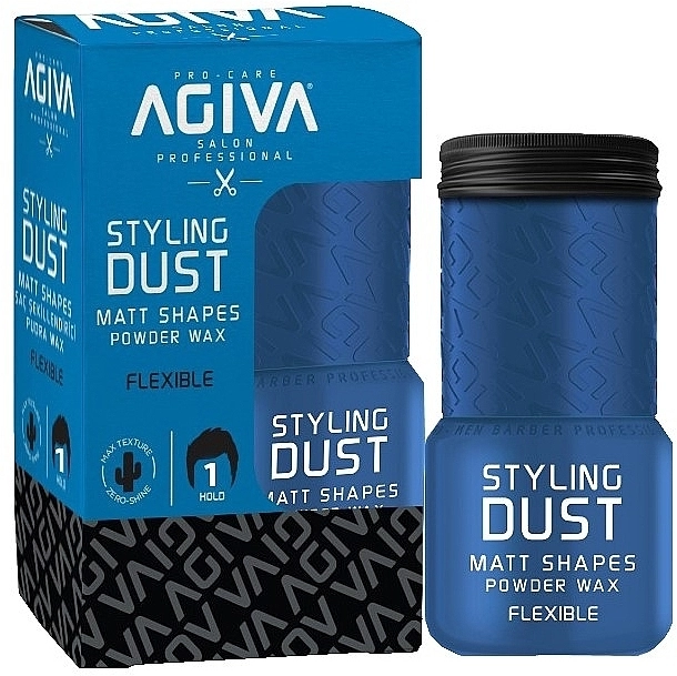 Agiva Пудра для волосся Styling Dust Powder Wax Flexible Blue - фото N1