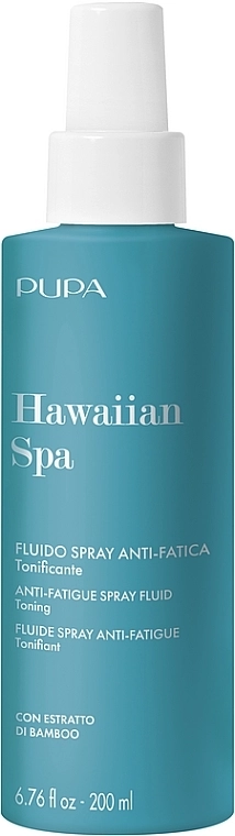 Pupa Флюїд для тіла проти стомленості Hawaiian Spa Anti-Fatigue Spray Fluid Toning - фото N1