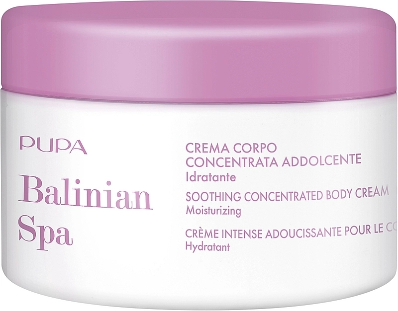 Pupa Пом'якшувальний крем для тіла Balinian Spa Soothing Concentrated Body Cream Moisturizing - фото N1