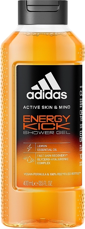 Adidas Чоловічий гель для душу Energy Kick Shower Gel - фото N1