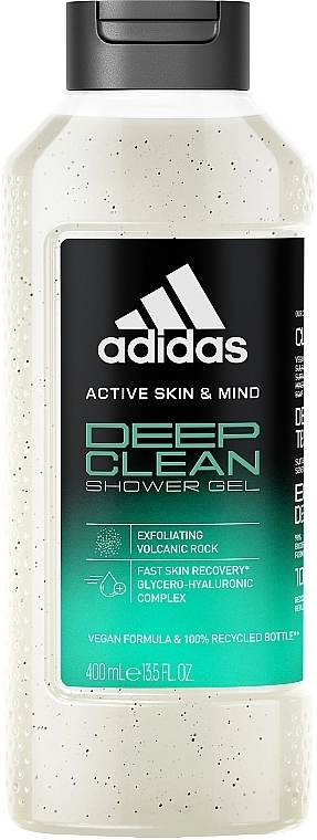 Adidas Гель для душу з ефектом пілінгу Deep Clean Shower Gel - фото N1