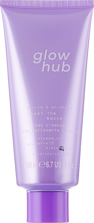 Glow Hub Очищающее средство для тела Purify & Brighten Beat The Bacne Body Cleanser - фото N1