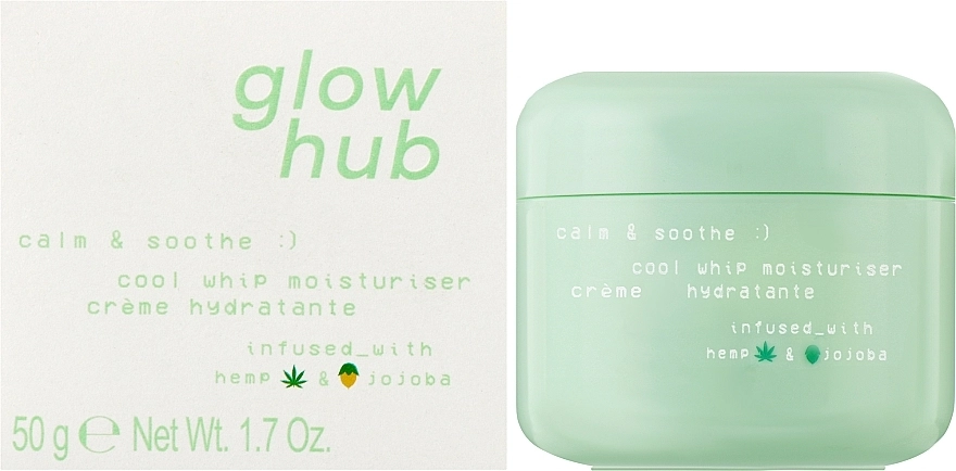 Glow Hub Зволожуючий крем для обличчя Calm & Soothe Cool Whip Moisturiser - фото N2