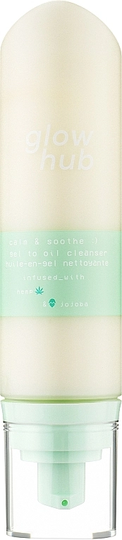 Glow Hub Гідрофільний гель для очищення обличчя Calm & Soothe Gel to Oil Cleanser - фото N1