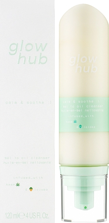 Glow Hub Гідрофільний гель для очищення обличчя Calm & Soothe Gel to Oil Cleanser - фото N2