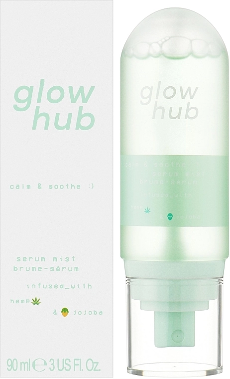 Glow Hub Увлажняющая сыворотка-мист для лица Calm & Soothe Serum Mist - фото N2