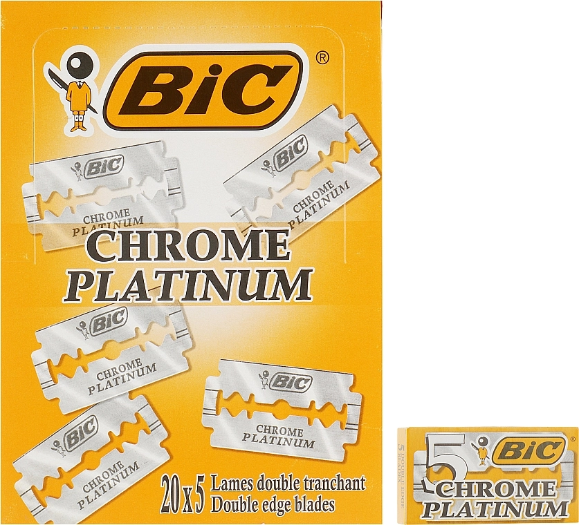 BIC Набір лез для станка "Chrome Platinum", 100 шт. - фото N1