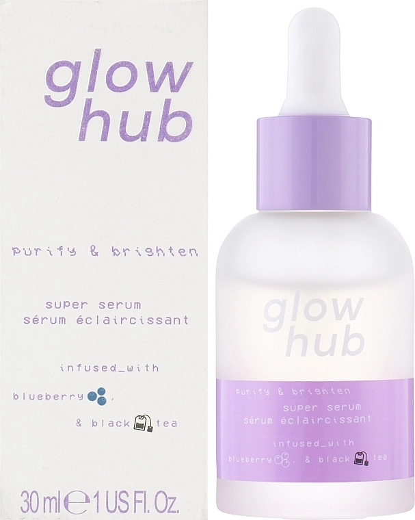 Glow Hub Детокс сироватка для проблемної шкіри Purify & Brighten Super Serum - фото N2
