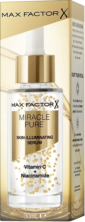 Max Factor Сироватка для обличчя Miracle Pure Skin Illuminating Serum - фото N3