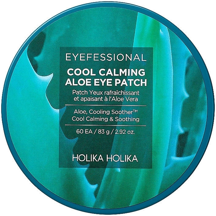 Holika Holika Успокаивающие патчи под глаза с алоэ Eyefessional Cool Calming Aloe Eye Patch - фото N1