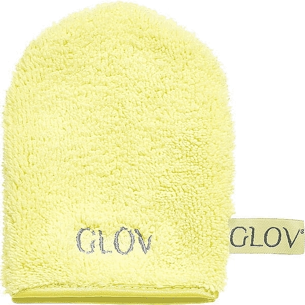 Glov Рукавиця для зняття макіяжу, жовта On The Go Makeup Remover Baby Banana - фото N1