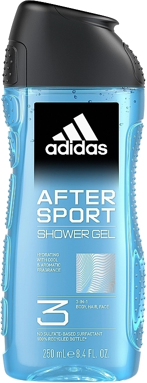 Adidas Гель для душу 3in1 After Sport Hair & Body Shower - фото N1