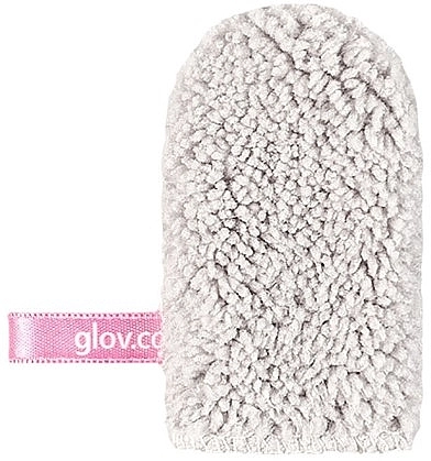 Glov Quick Treat Makeup Remover Silver Stone Мини-рукавичка для снятия макияжа, светло-серый - фото N1