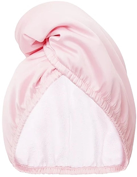 Glov Двухстороннее атласное полотенце для волос, розовое Double-Sided Satin Hair Towel Wrap Pink - фото N1