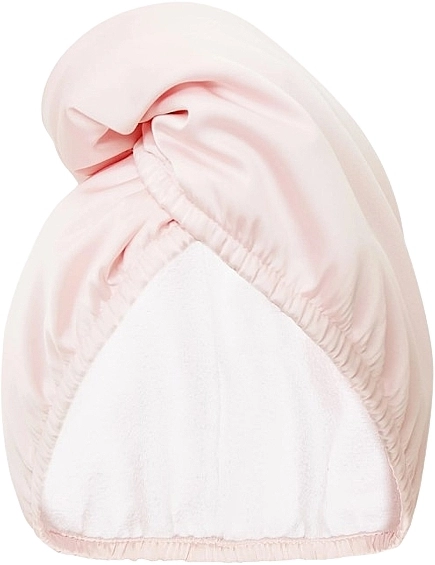 Glov Двухстороннее атласное полотенце для волос, шампанское Double-Sided Satin Hair Towel Wrap Champagne - фото N1