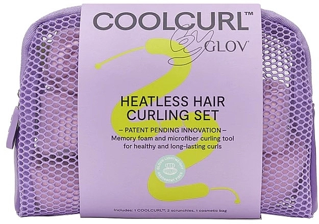 Glov Бигуди для холодной завивки волос, в косметичке, белый Cool Curl Bag White - фото N2