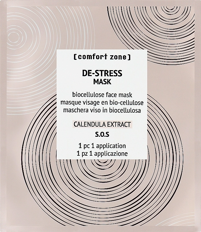 Comfort Zone Біоцелюлозна маска для обличчя "Антистрес" De-Stress Mask - фото N1