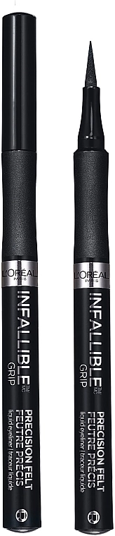 L’Oreal Paris Infaillible Grip Precision Ультратонкая матовая подводка для контуров век - фото N1