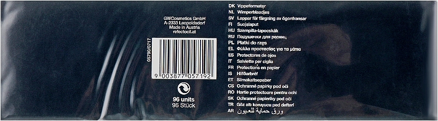 RefectoCil Бумажные лепестки под ресницы (96шт) Eye Protection Papers - фото N2