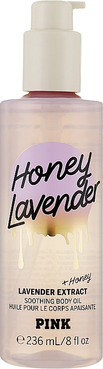 Victoria's Secret Масло для тела Pink Honey Lavender Body Oil - фото N1