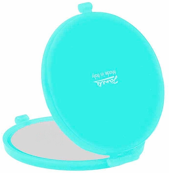 Janeke Дзеркало кишенькове, 82448, бірюзове Compact Bag Mirror 73 mm - фото N1