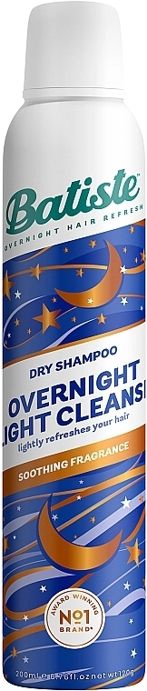 Batiste Сухий шампунь для волосся Overnight Light Cleanse Dry Shampoo - фото N1