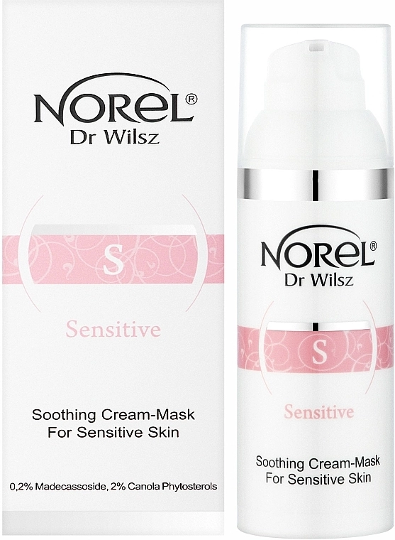 Norel Заспокійлива крем-маска для чутливої ​​шкіри Sensitive Soothing Cream-Mask For Sensitive Skin - фото N2