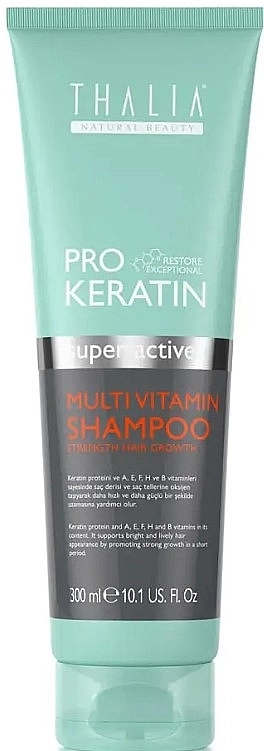 Thalia Шампунь для волос с кератином и мультивитаминами Pro Keratin Multivitamin Shampoo - фото N1