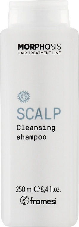 Framesi Очищающий шампунь для кожи головы Morphosis Hair Treatment Line Scalp Cleansing Shampoo - фото N1