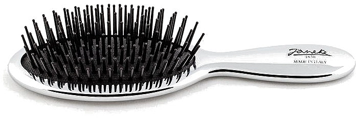Janeke Щітка для волосся 14x5,5x3,5 см, хром Chromium Hair Brush - фото N1