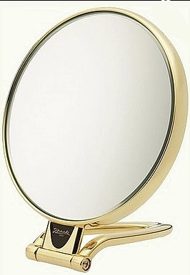 Janeke Дзеркало настільне з підставкою, збільшення x3, діаметр 130 Golden Mirror - фото N1