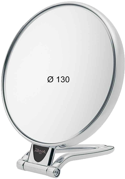 Janeke Зеркало настольное круглое, увеличение x6, диаметр 130 Chromium Mirror - фото N1