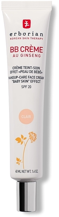 Erborian BB Cream Baby Skin Effect SPF 20 ВВ dore-крем з ефектом "Шкіра як у дитини" - фото N1