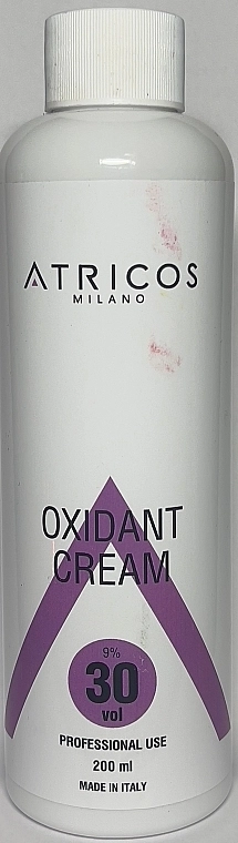 Atricos Оксидант-крем для фарбування та освітлення пасом Oxidant Cream 30 Vol 9% - фото N1