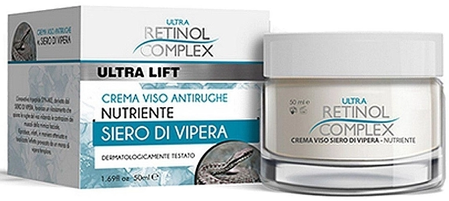 Retinol Complex Крем для обличчя проти зморщок Ultra Lift Face Cream Viper Serum - фото N1