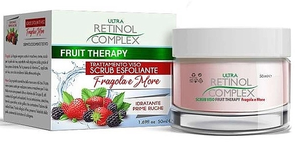 Retinol Complex Скраб для лица Fruit Therapy Strawberry Exfoliating Face Scrub - фото N1