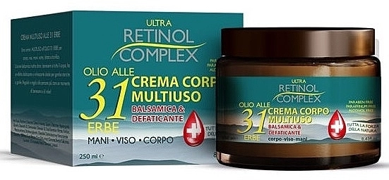 Retinol Complex Багатофункціональний крем з оліями трав Multipurpose Body Cream Oil With 31 Herbs - фото N1