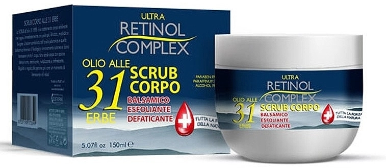 Retinol Complex Скраб для тіла з оліями трав Body Scrub With 31 Herbal Oil - фото N1