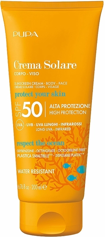 Pupa Солнцезащитный крем SPF 50 Sunscreen Cream - фото N1