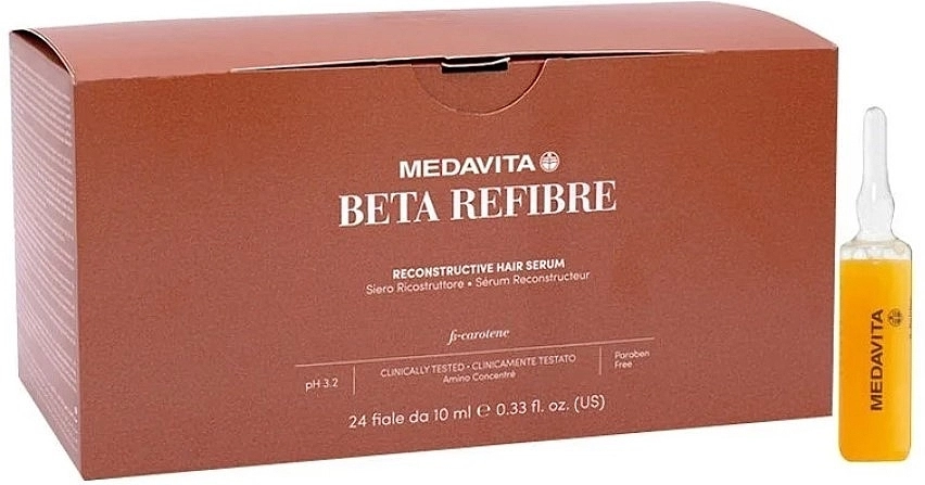 Medavita Восстанавливающая сыворотка для поврежденных волос Beta Refibre Recontructive Hair Serum - фото N1