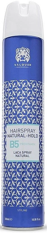 Valquer Лак для волос средней фиксации B5 Provitamin Hairspray Natural-Hold - фото N1