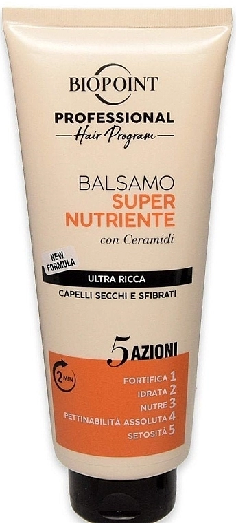 Biopoint Бальзам для сухого й пошкодженого волосся Super Nourishing Balsamo - фото N1