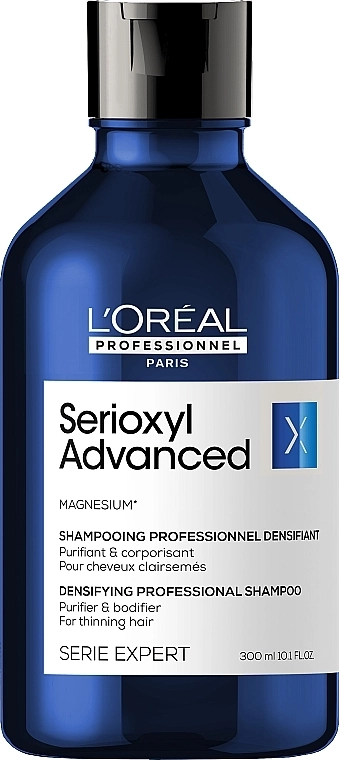 L'Oreal Professionnel Профессиональный шампунь для укрепления тонких волос Serioxyl Advanced Densifying Professional Shampoo - фото N1