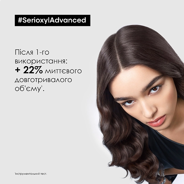 L'Oreal Professionnel Профессиональный шампунь для укрепления тонких волос Serioxyl Advanced Densifying Professional Shampoo - фото N3