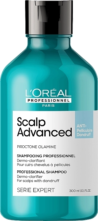 L'Oreal Professionnel Профессиональный дерморегулирующий шампунь против перхоти Scalp Advanced Anti Dandruff Shampoo - фото N1